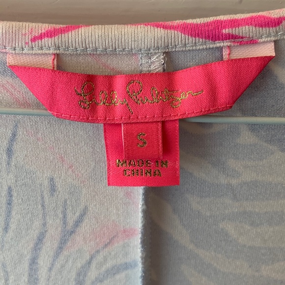 Lilly Pulitzer Wynne Maxi Dress Crew Blue Tint Kaleidoscope Coral - Picture 3 of 9